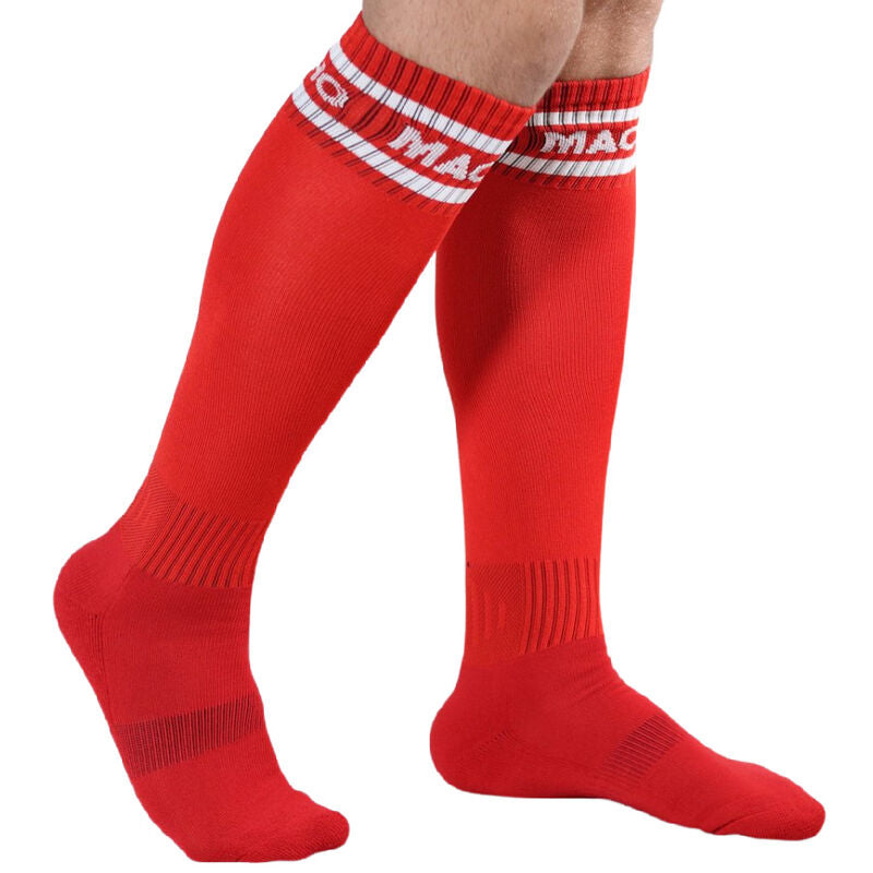 Macho - Lange Socken Eine Grã–Sse Rot