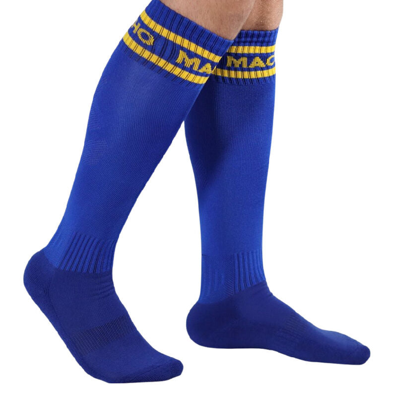 Macho - Lange Socken, Eine Grã–Sse, Blau