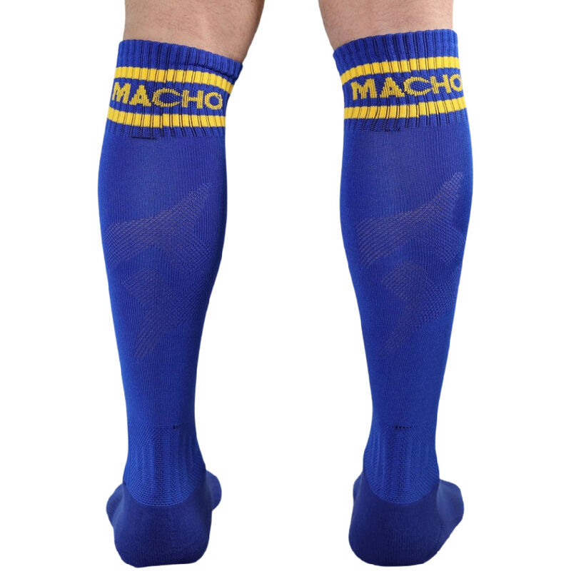Macho - Lange Socken, Eine Grã–Sse, Blau