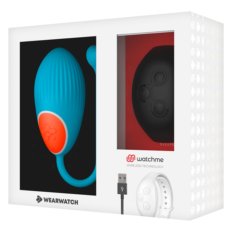 Wearwatch - Watchme-Technologie Fernbedienung Egg Blue / Jet