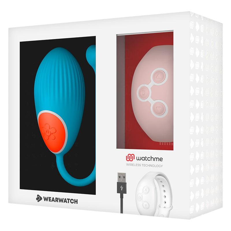 Wearwatch - Watchme-Technologie Fernbedienung Ei Blau / Rosa