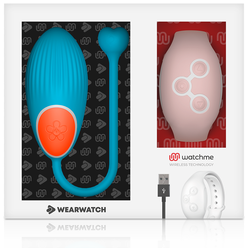 Wearwatch - Watchme-Technologie Fernbedienung Ei Blau / Rosa