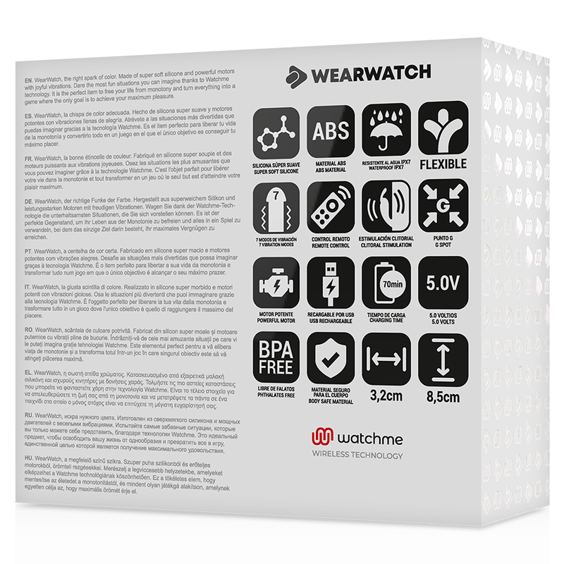 Wearwatch - Watchme Dual Technology Vibrator Indigo/Snow