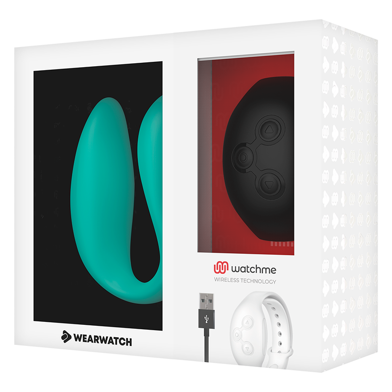 Wearwatch - Dual-Technologie Vibrator Watchme Aquamarine / Jet